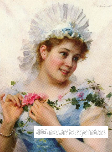 Andreotti_Federico_A_Young_Girl_With_Roses