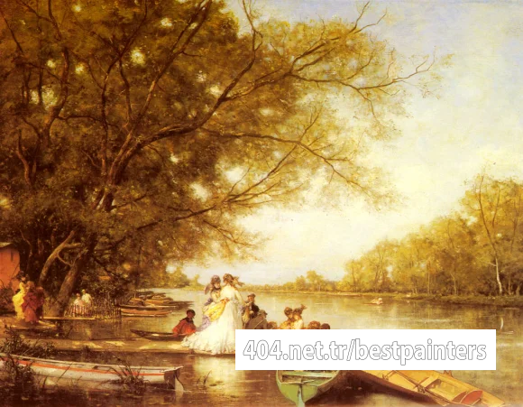 Heilbuth_Ferdinand_Boating_Party_On_The_Thames