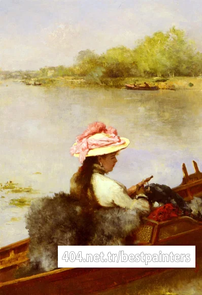Heilbuth_Ferdinand_La_Promenade_Sur_Le_Lac