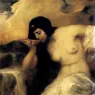 Keller_Ferdinand_A_Nymph_Drinking_At_A_Spring