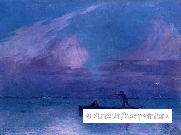 Puigaudeau_Ferdinand_du_Nighttime_Boat_Ride_at_Briere