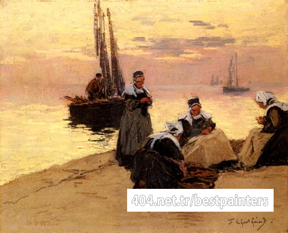 Legout_Gerard_Fernand_Marie_Eugene_Breton_Fisherwomen