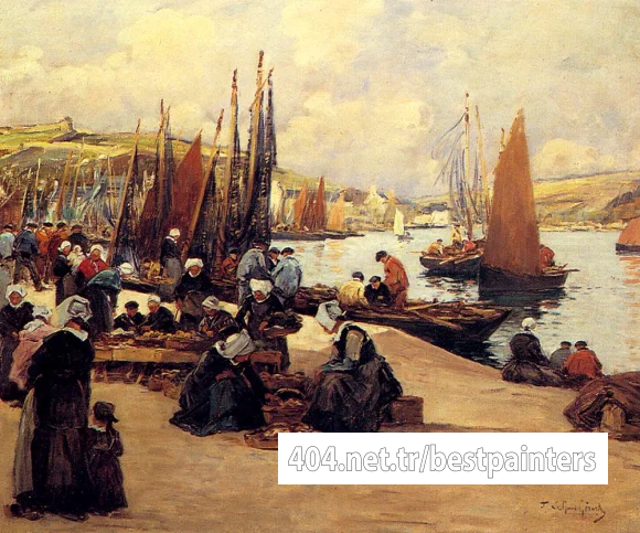 Legout_Gerard_Fernand_Sur_Les_Quais_Audierne