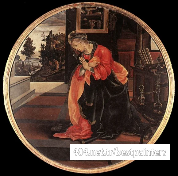 Lippi_Filippino_Virgin_from_the_Annunciation_1483_4