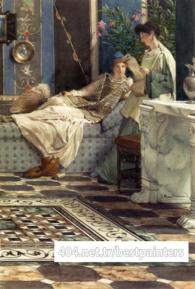 Alma_Tadema_Sir_Lawrence_From_An_Absent_One