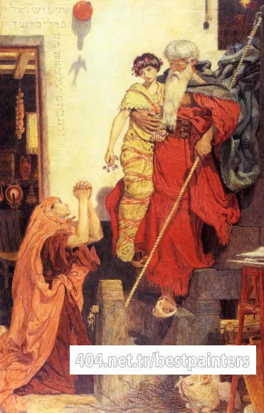 Brown_Ford_Madox_Elijah_Restoring_The_Widows_Son