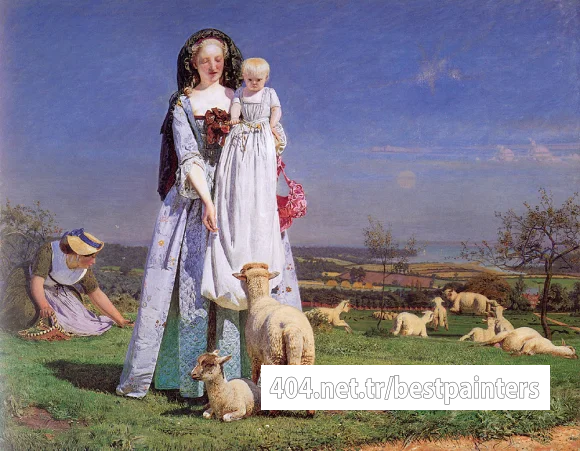 Brown_Ford_Madox_The_Pretty_Baa_Lambs