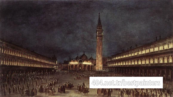 GUARDI_Francesco_Nighttime_Procession_in_Piazza_San_Marco