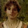 Michetti_Francesco_Paolo_Portrait_Of_A_Girl_Waering_A_Pearl_Necklace