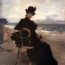 Miralles_Francisco_A_Lady_Seated_On_A_Veranda
