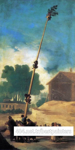 GOYA_Francisco_de_The_Greasy_Pole_La_Cucana