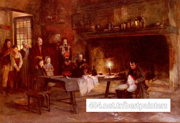 Flameng_Francois_Napoleon_After_The_Battle_Of_Waterloo