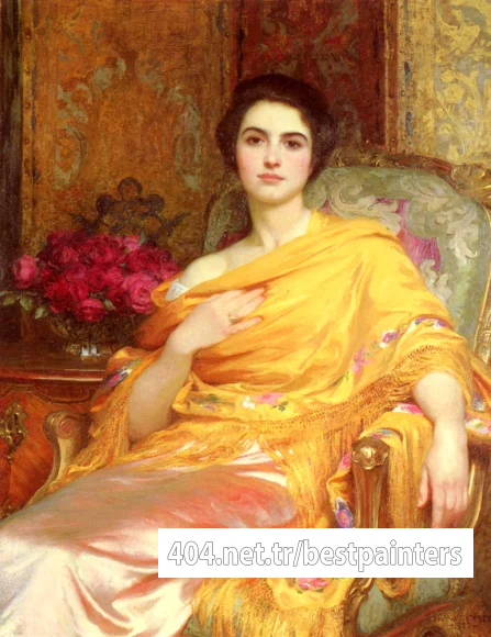Dicksee_Sir_Frank_Portrait_Of_Elsa