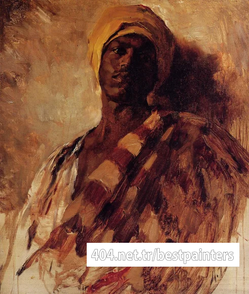 Duveneck_Frank_Guard_of_the_Harem_(study)