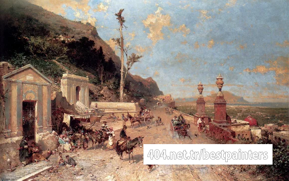 Unterberger_Franz_Richard_La_Strada_Monreale_Palermo