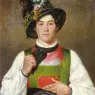 Defregger_Franz_von_A_YOUNG_MAN_IN_TYROLEAN_COSTUME