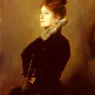 Lenbach_Franz_Von_Portrait_Of_A_Lady_Wearing_A_Black_Coat_With_Fur_Collar
