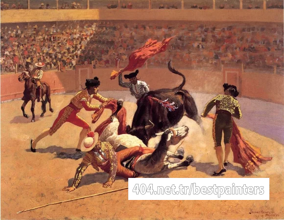 Remington_Frederic_Bull_Fight_in_Mexico