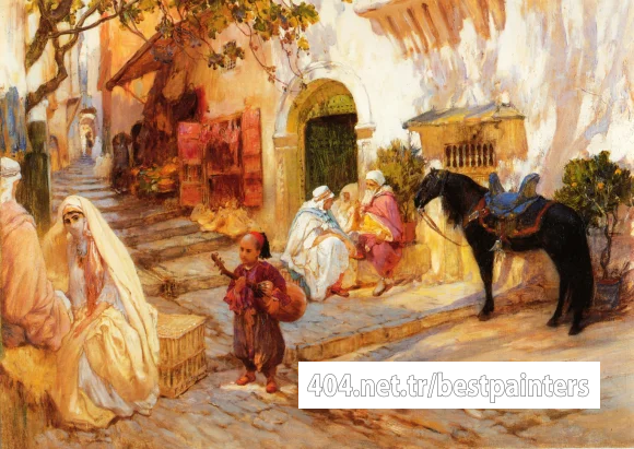 Bridgeman_Frederick_Arthur_A_Street_in_Algeria