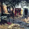 Bridgeman_Frederick_Arthur_Idle_Moments_An_Arab_Courtyard
