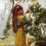 Bridgeman_Frederick_Arthur_In_the_Courtyard