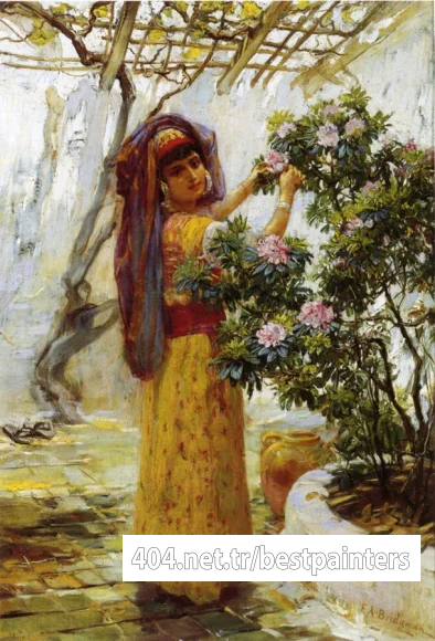 Bridgeman_Frederick_Arthur_In_the_Courtyard