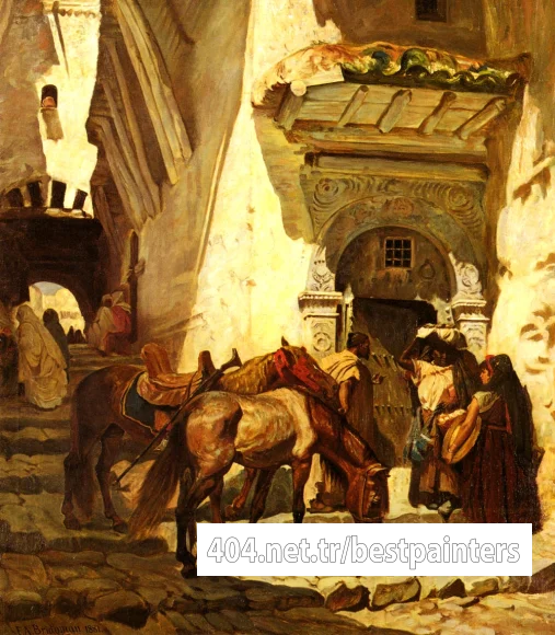 Bridgeman_Frederick_Arthur_Near_The_Kasbah