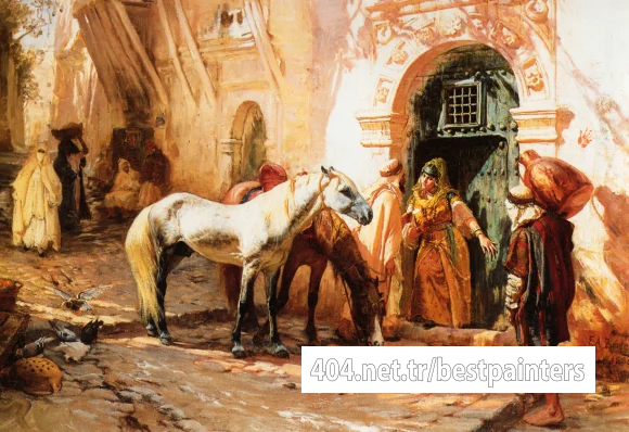 Bridgeman_Frederick_Arthur_Scene_in_Morocco