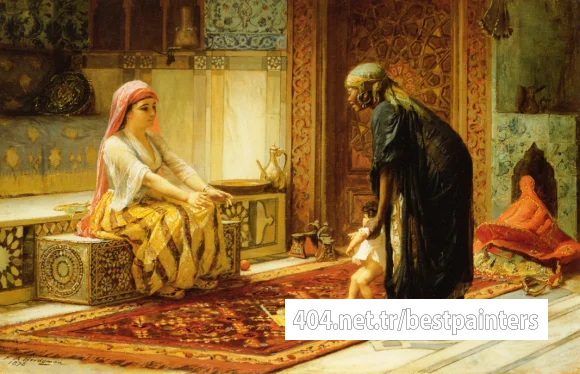 Bridgeman_Frederick_Arthur_The_First_Steps