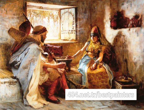 Bridgeman_Frederick_Arthur_The_Game_of_Chance