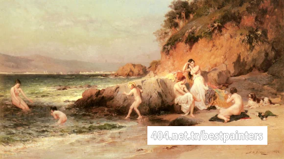 Bridgman_Frederic_Arthur_The_Bathing_Beauties