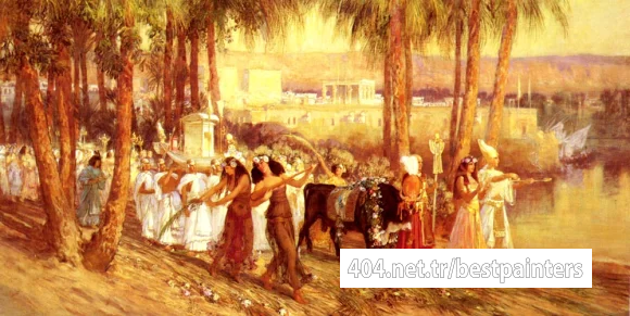 Bridgman_Frederick_Arthur_An_Egyptian_Procession