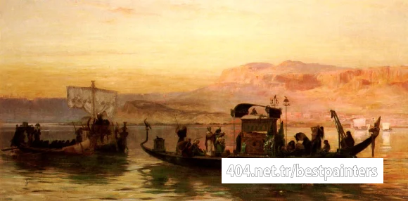 Bridgman_Frederick_Arthur_Cleopatras_Barge