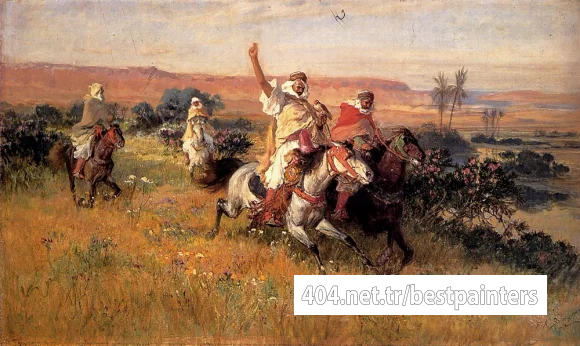 Bridgman_Frederick_Arthur_The_Falcon_Hunt