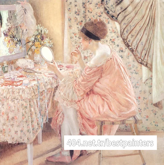 Frieseke_Frederick_C_Before_Her_Appearance_La_Toilette