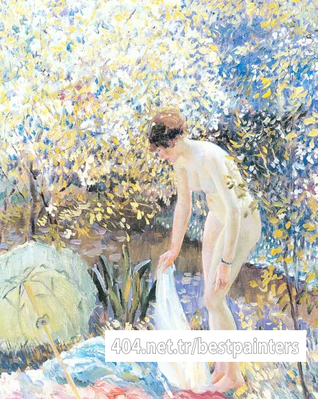 Frieseke_Frederick_C_Cherry_Blossoms