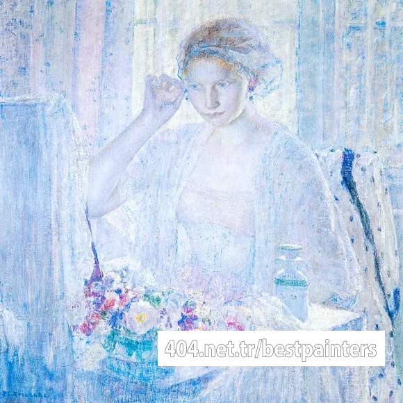 Frieseke_Frederick_C_Girl_with_Earrings