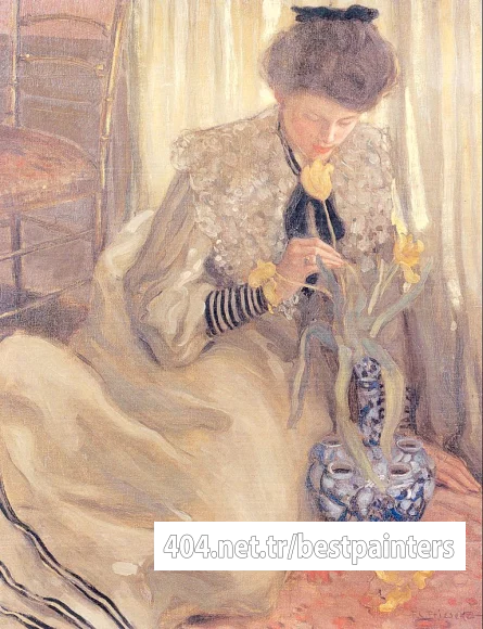 Frieseke_Frederick_C_The_Yellow_Tulip