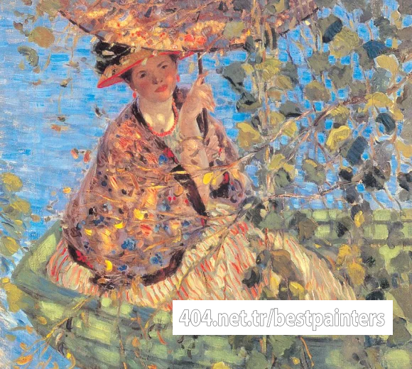 Frieseke_Frederick_C_Through_the_Vines
