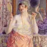 Frieseke_Frederick_C_Woman_Before_A_Mirror_