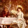 Kaemmerer_Frederick_Hendrik_Tea_In_The_Garden,_Autumn