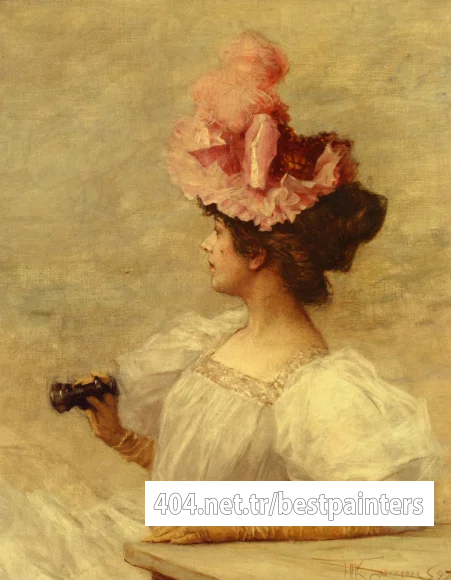 Kaemmerer_Frederick_Hendrik_Woman_With_Opera_Glasses