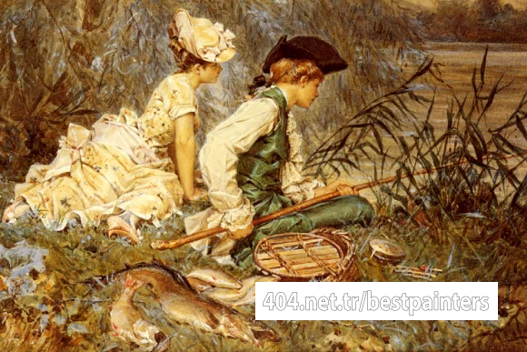 Kaemmerer_Frederik_Hendrik_An_Afternoon_Of_Fishing