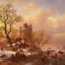 Kruseman_Frederick_Marianus_Skating_In_The_Midst_Of_Winter