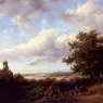Kruseman_Fredrik_Marinus_A_Blustery_Summer_Landscape