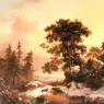 Kruseman_Fredrik_Marinus_Wolves_In_A_Winter_Landscape