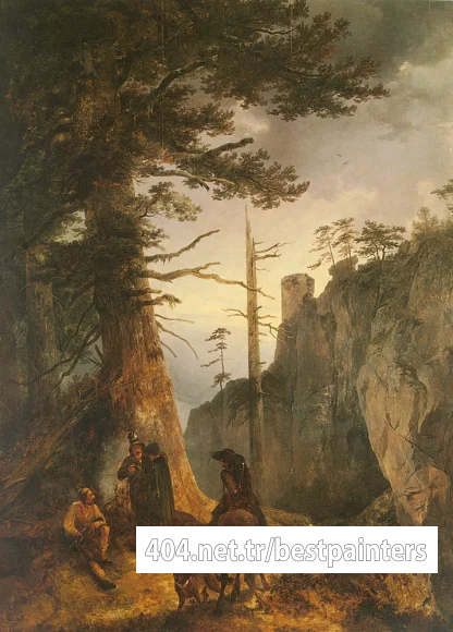 Gauermann_Friedrich_Jager_Vor_Einer