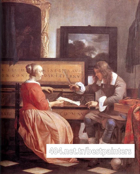 METSU_Gabriel_Man_And_Woman_Sitting_At_The_Virginal