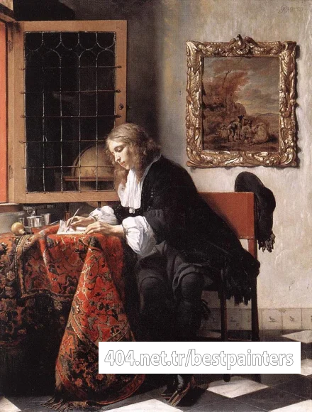 METSU_Gabriel_Man_Writing_A_Letter