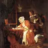 METSU_Gabriel_The_Letter_Writer_Surprised